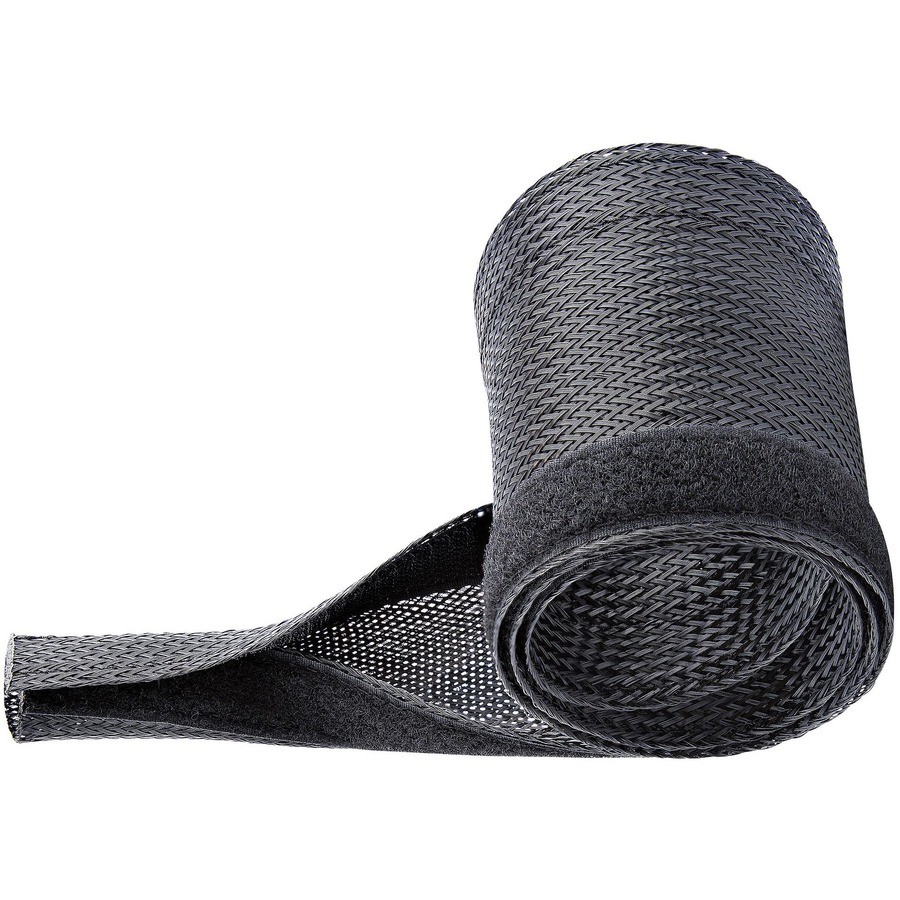 StarTech.com 10ft (3m) Cable Management Sleeve, Trimmable Heavy Duty Cable Wrap,