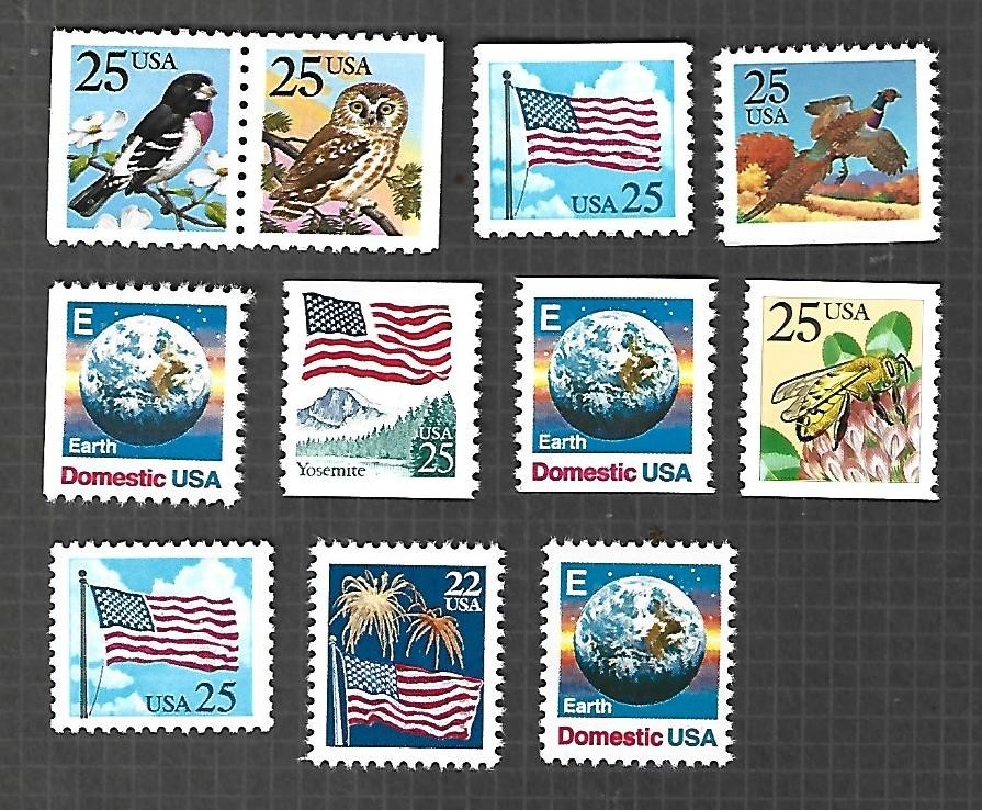 US Stamps, #2276-85a, MNHOG, VF,  Regular issue, full set