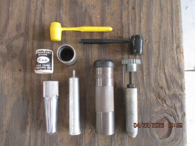 Lee Hand Loader, 10ga 3-1/2 " reloading Set