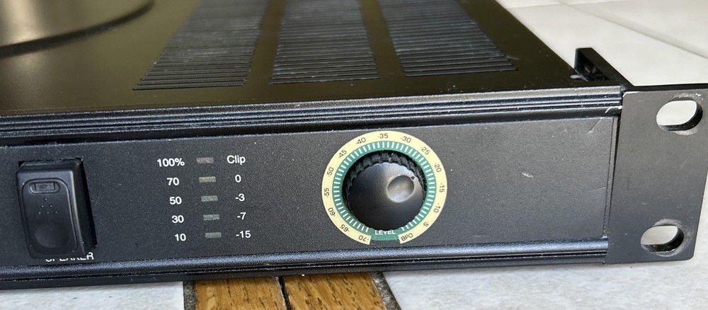SAMSON SERVO 120 STEREO POWER AMPLIFIER Rack Mounted, Tested Working
