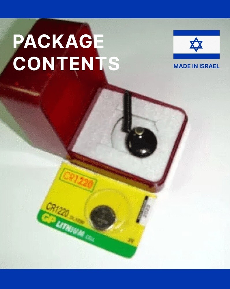 Mini UHF Wireless Audio Transmitter – Compact 300 meters Range – Made in Israel