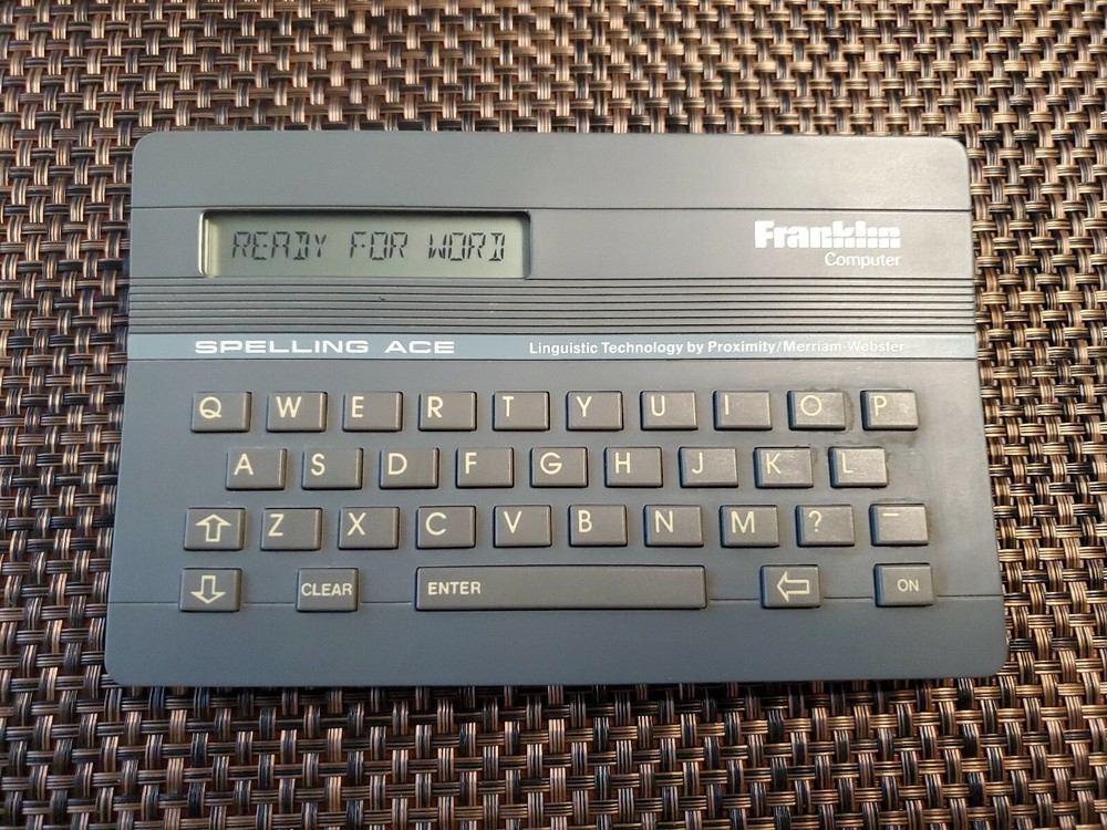 Franklin computer spelling ace
