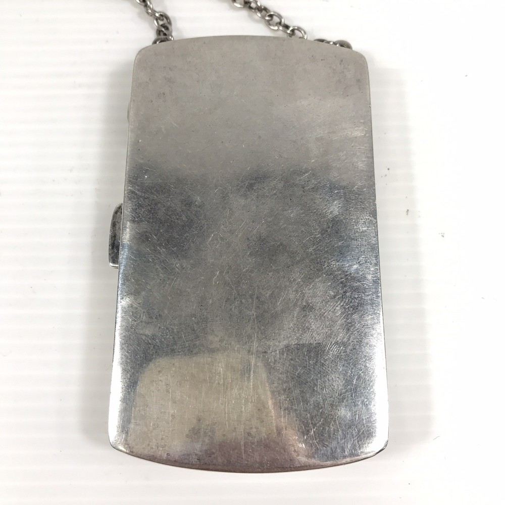 Antique Solid Silver Compact Combination Cigarette Case Henry Matthew's 1918 A/F