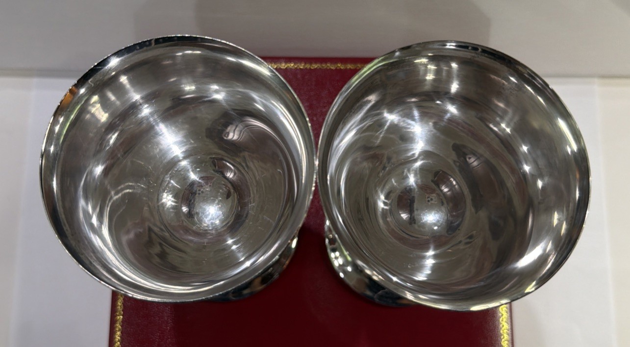 International Lord Saybrook Sterling Silver Cocktail Cup No Mono Goblet Lot Set