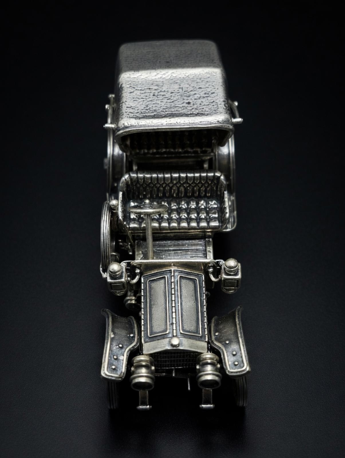 Silver Edition 1904 Mercedes Simplex by Franklin Mint.