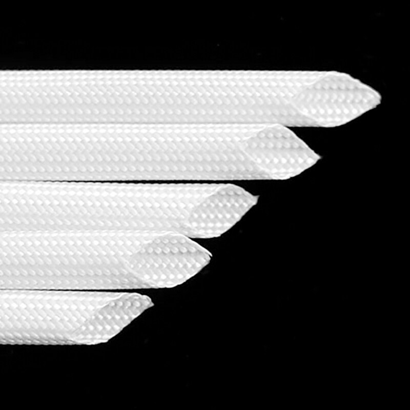 White Heat Resistant Sleeving Cable Wire High Temperature Component