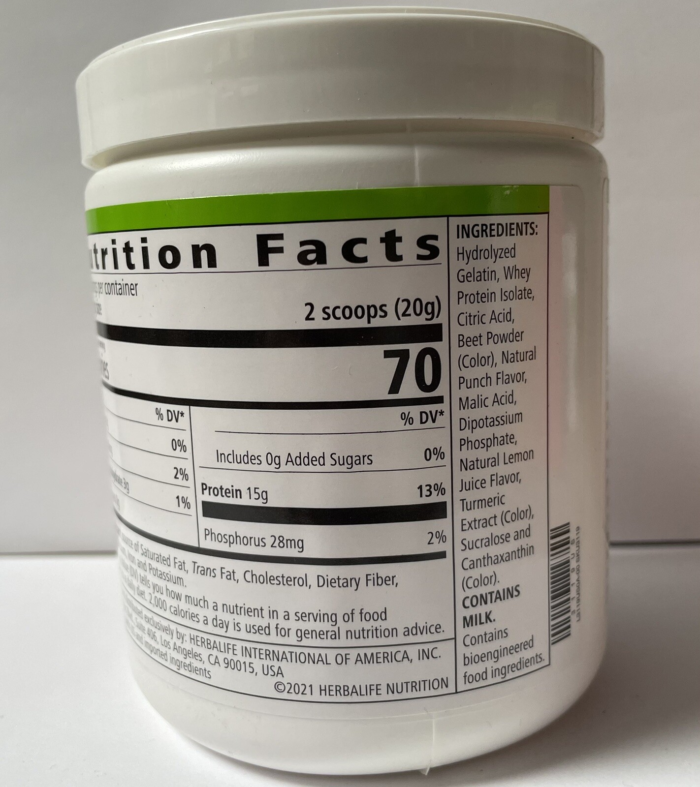 Herbalife Beverage Mix Wild Berry ,Protein-Based Snack For Energy And Nutrition