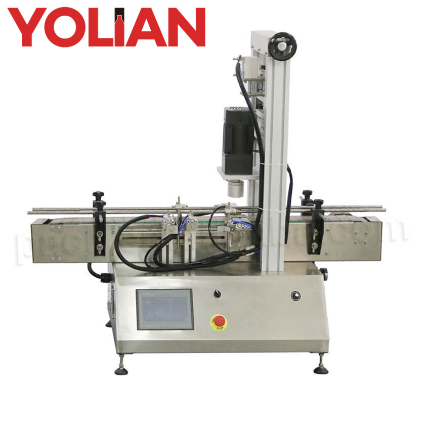 Automatic Desktop Pneumatic Spray Pump Capping Machine Screw Bottle Capper