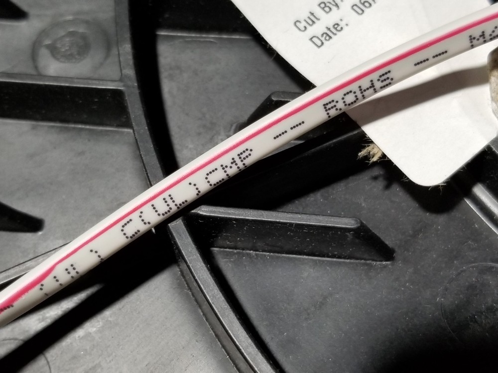 Carol E3042S 16/2C UnShielded Plenum Audio/Security Cable White/Red Stripe/100ft