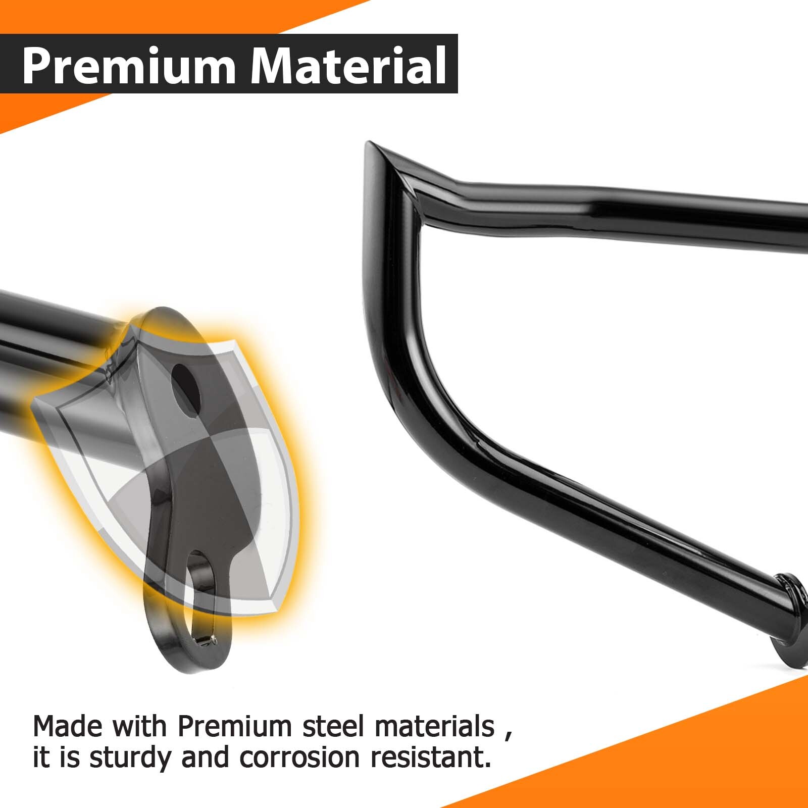 1.25" Highway Engine Guard Crash Bar For Harley Road Street Glide King 09-23