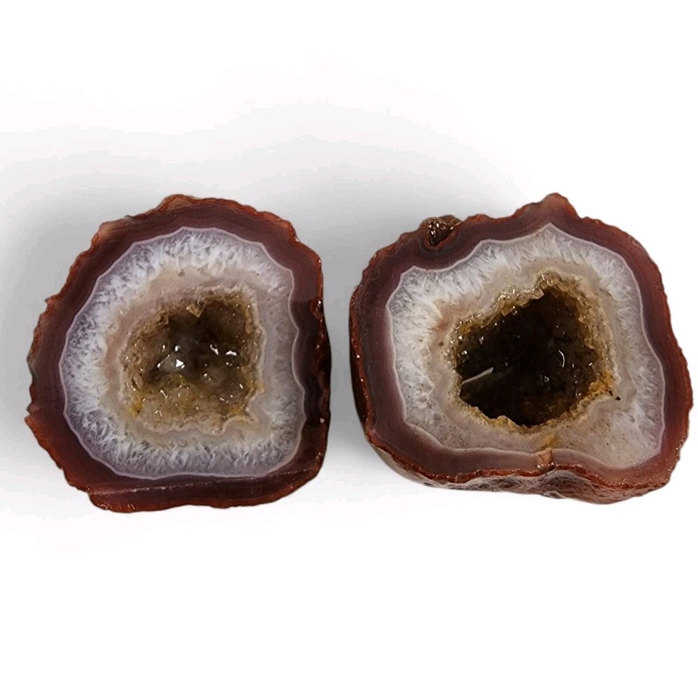 Agate Matching Halves 76.4 grams.