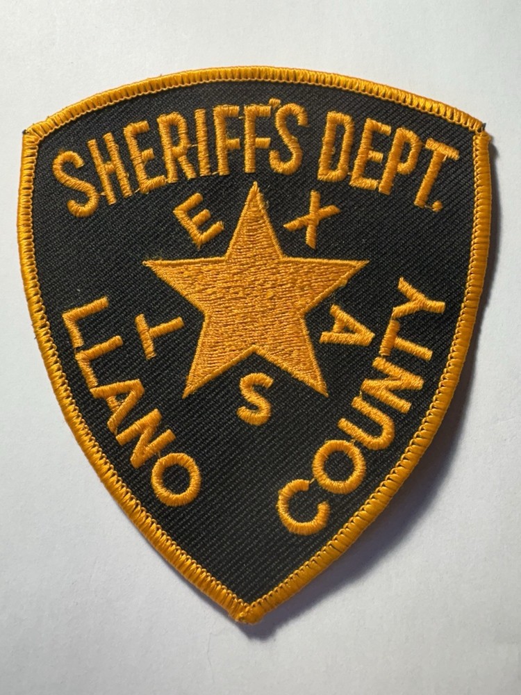 Llano Texas Sheriff Patch