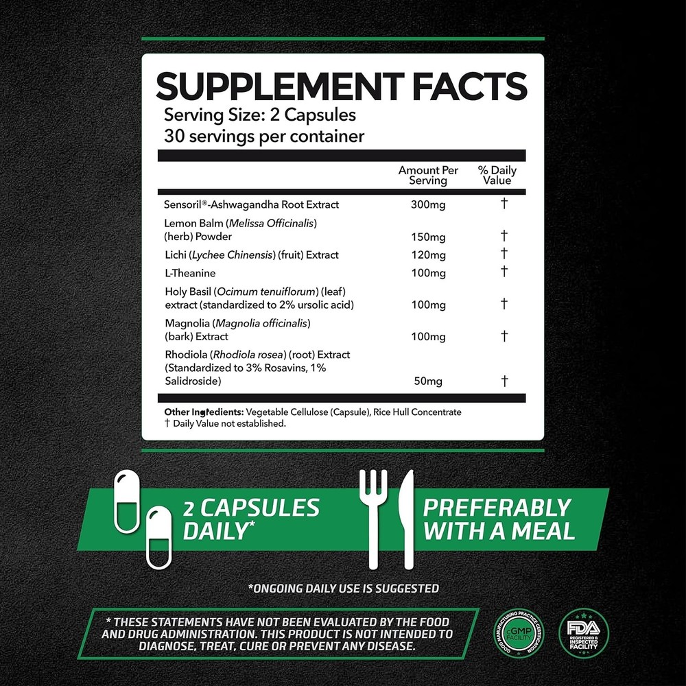 PrimeGENIX CortiSync - Reduce Cortisol, Increase Energy, Improve Focus