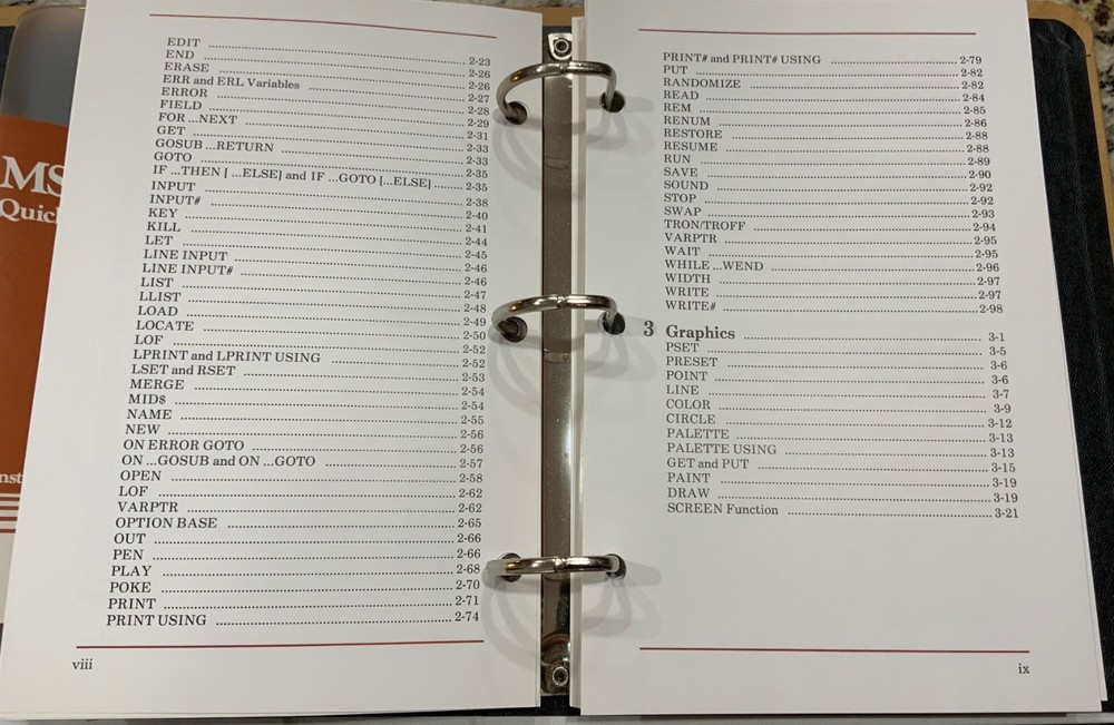 1982 Texas Instruments Professional Computer Guide MS-Basic No Discs Incomplete
