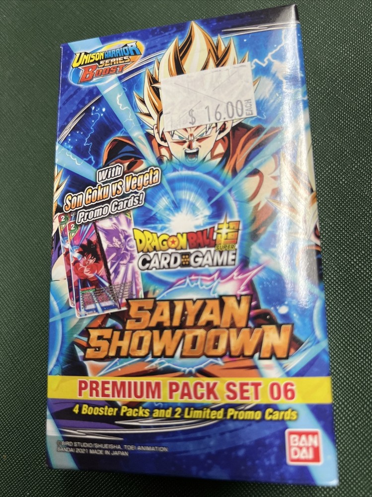 saiyan showdown premium pack set 06