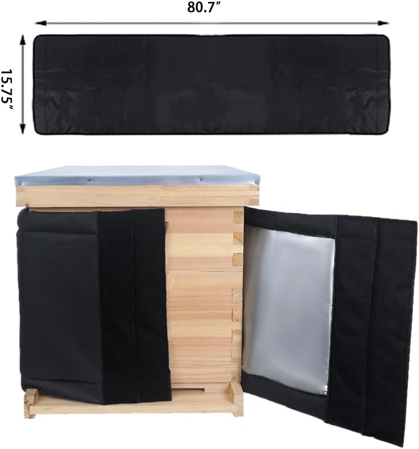 2pcs 10 Frame Winter Bee Hive Wrap - Waterproof, Windproof, Insulation