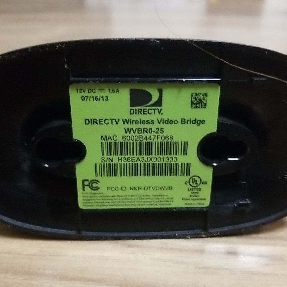 DIRECTV Wireless Video Bridge WVBR0-25 Unit Only
