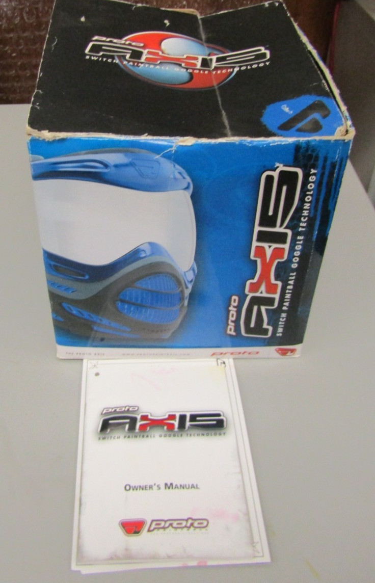 Proto Axis Paintball Mask Goggle - Black/Blue