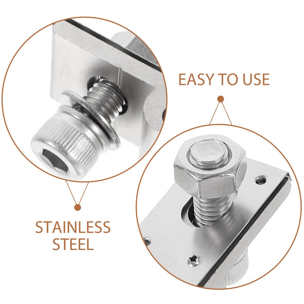 4 Pcs Ground Lug Cable Clamp Solar Panel Grounding Connector