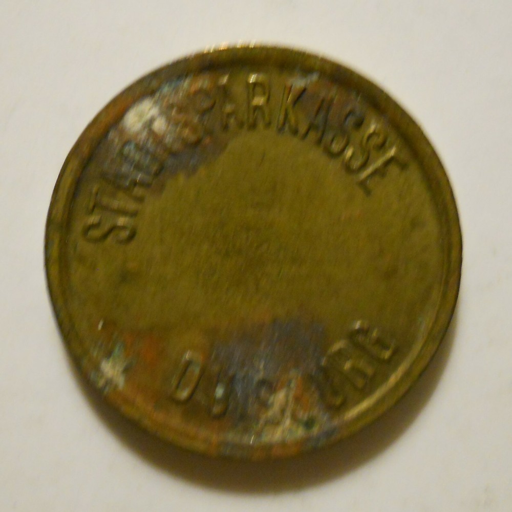 Duisburg, Germany parking token - GER3288A