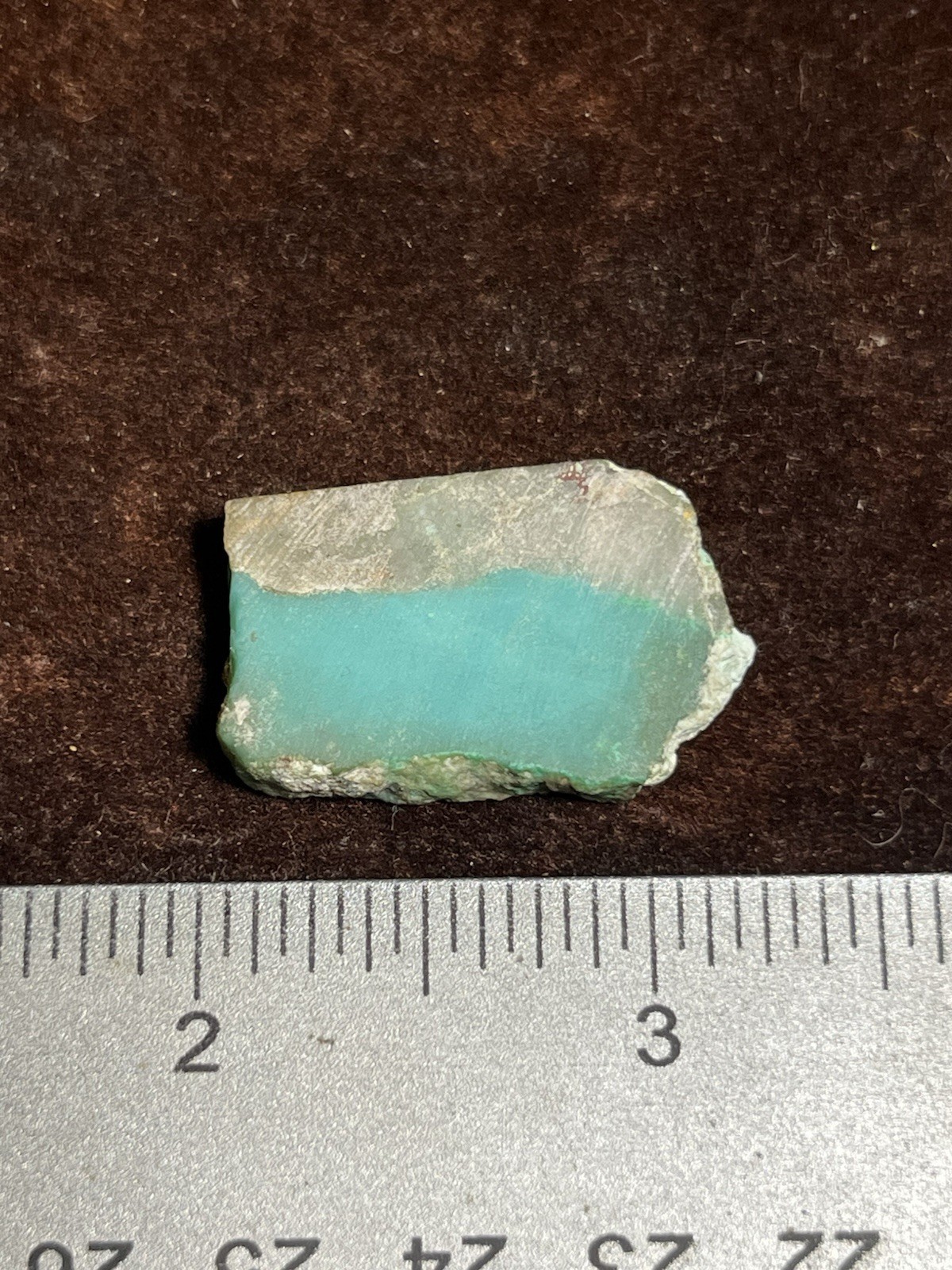 Inspiration Mine Gem Silica Chrysocolla 6.7g Blue Ice Slab Arizona Rare
