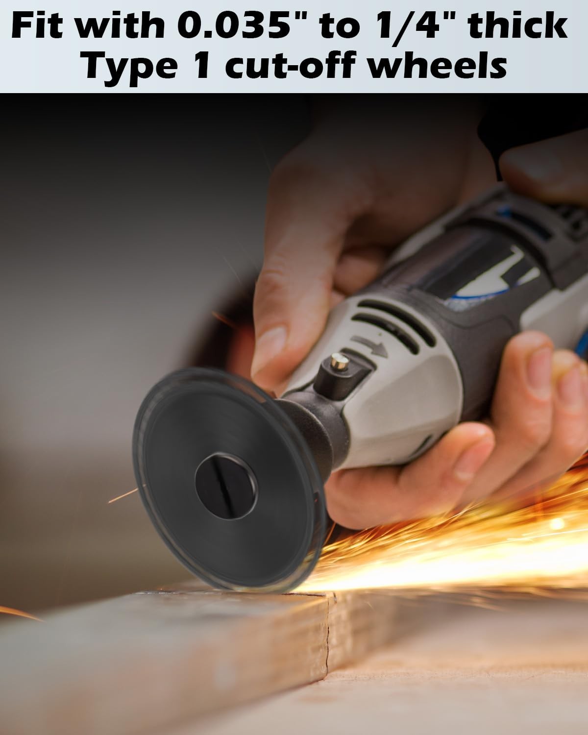 2 Pack Die Grinder Cut Off Wheel Arbor Mandrel 1/4'' & 3/8'' for Drill Grinde