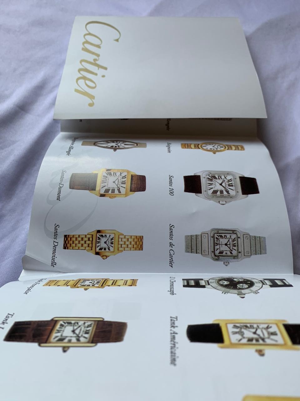 Cartier watch Presentation Box with booklet & Tags Empty Box DUTY PAID 20 Day de