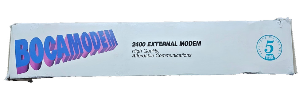 Bocamodem 2400bps External Modem Model M024ED