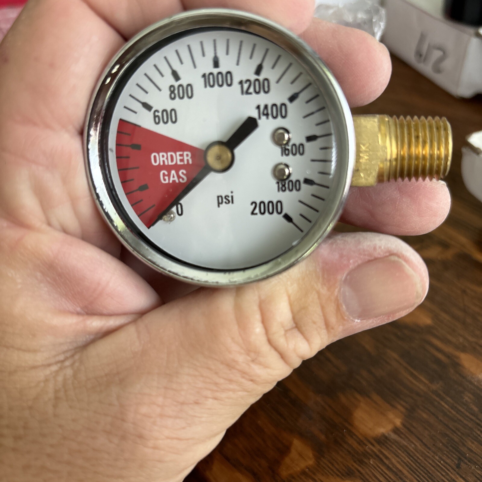 Replacement CO2 Pressure Gauge for Beer Kegerator Beer Jockey Tank Gage