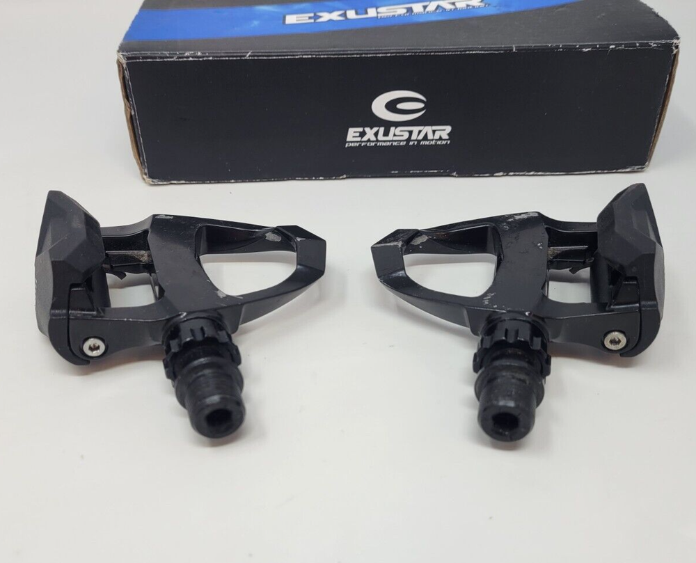 Exustar Clipless Road Pedals E-PR201 Black With Box
