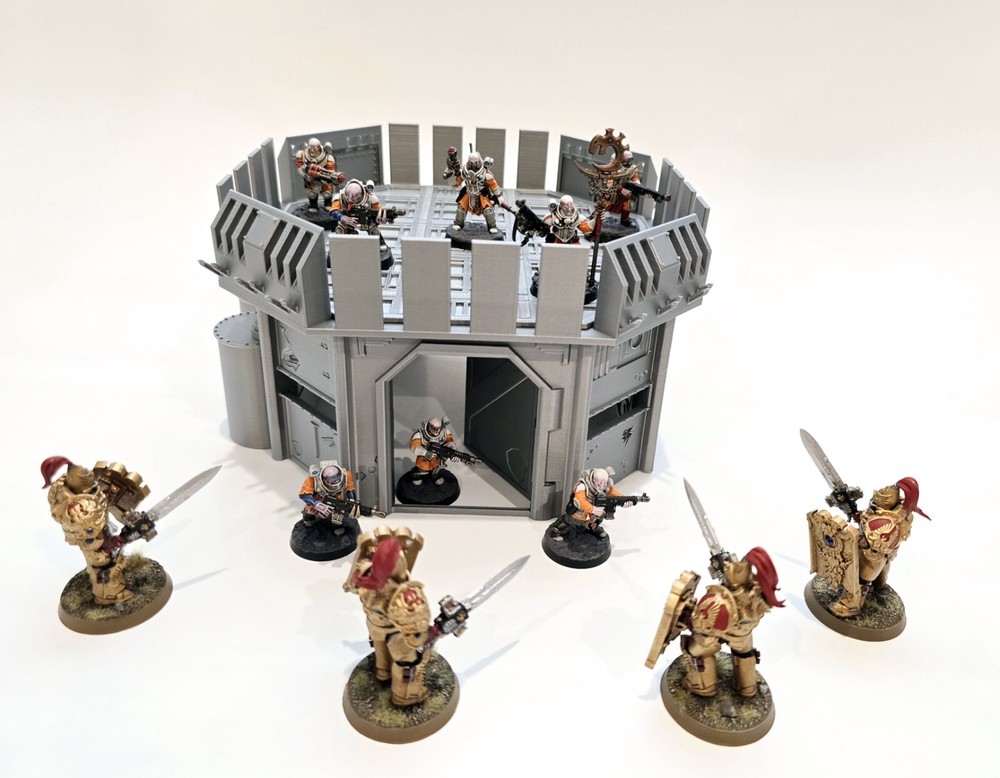 3d Printed Terrain. Forward Command Outpost Great For Warhammer 40K Or Kill Team