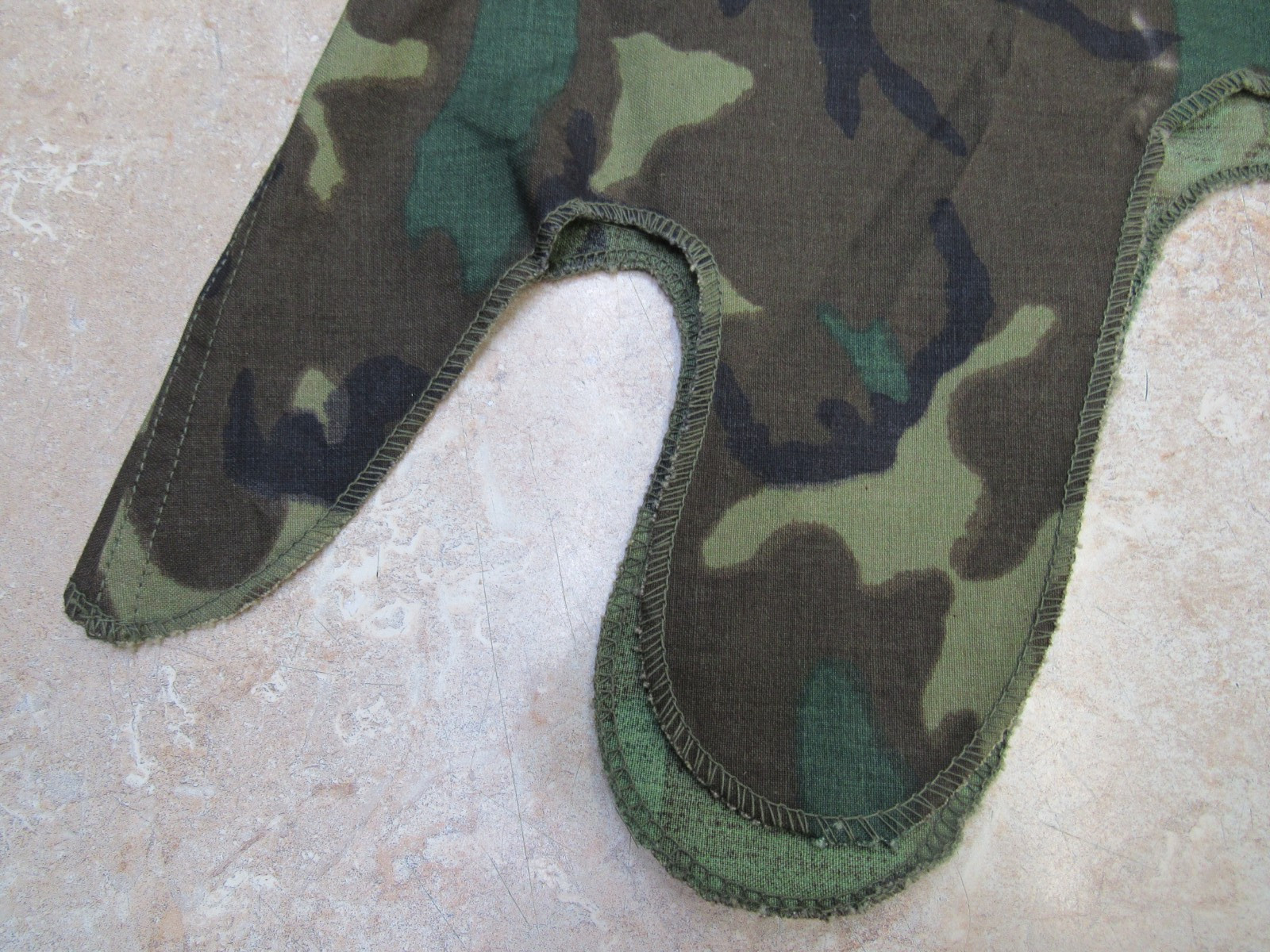 US Vietnam Era M1 Helmet Cover Erdl Woodland Camouflage Dated 1969 Original