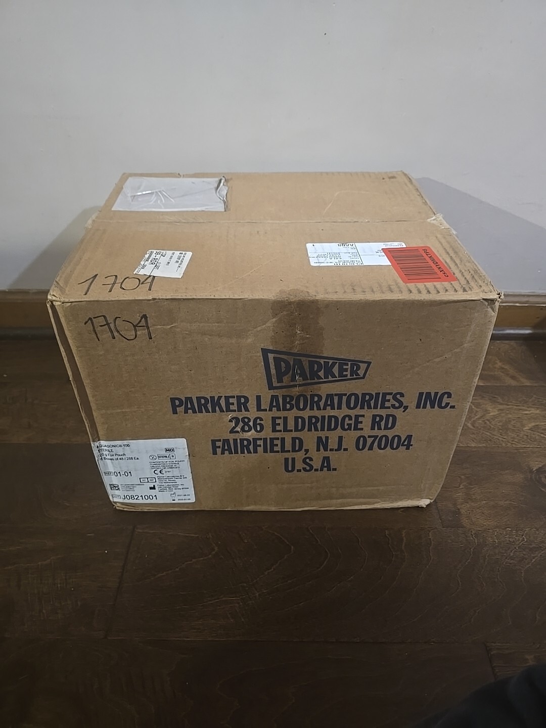 Aquasonic 100 Ultrasound Gel - 20 Gram Sterile Packets - Box of 288