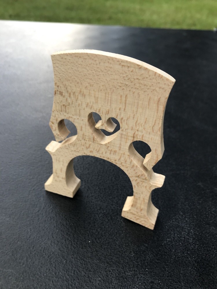 1/2 Cello Bridge Self-Adjusting Blank Bridge, Maple Wood