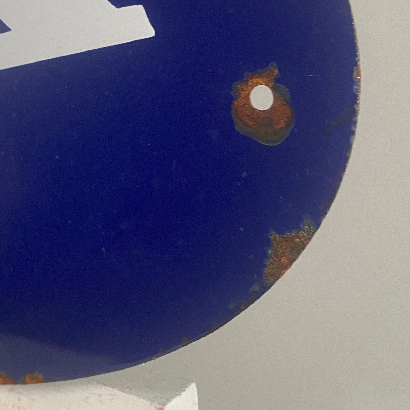 Piaggio Vespa Enamel Sign - 63x29cm (24.8x11.4") - Nice Rare Advertising Signage