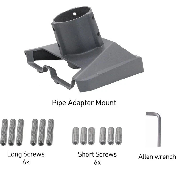 Starlink Gen3 Pipe Adapter Pole Mount Kit