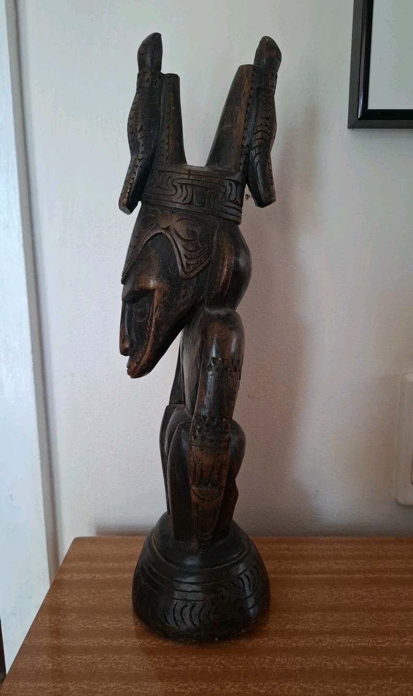 Tiki Papua New Guinea Carved Wooden Figure Oceanic Art