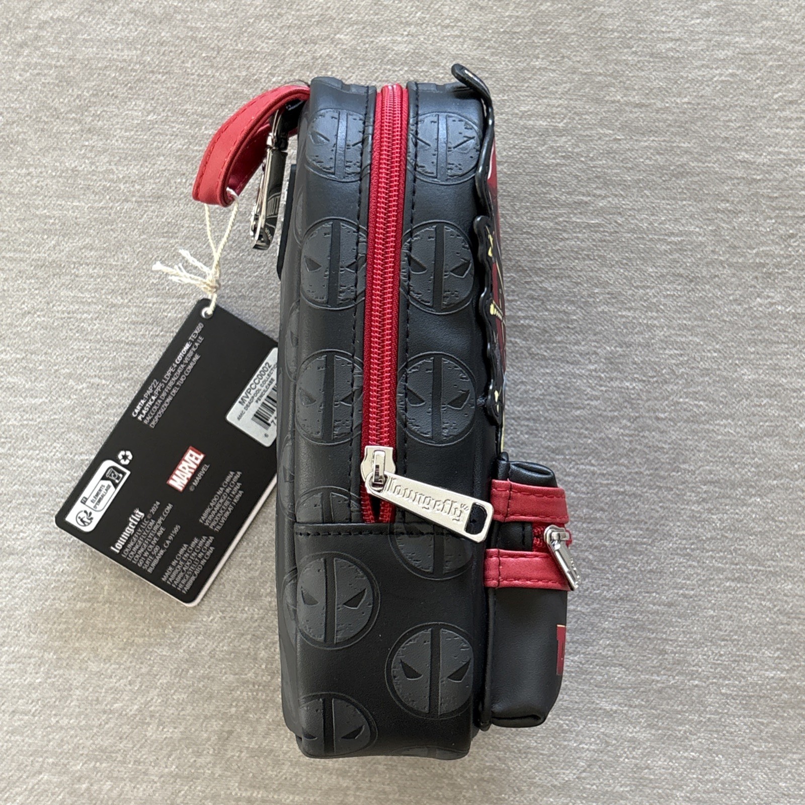 Loungefly Marvel Deadpool & Wolverine Pencil Case Clutch Bag New With Tags