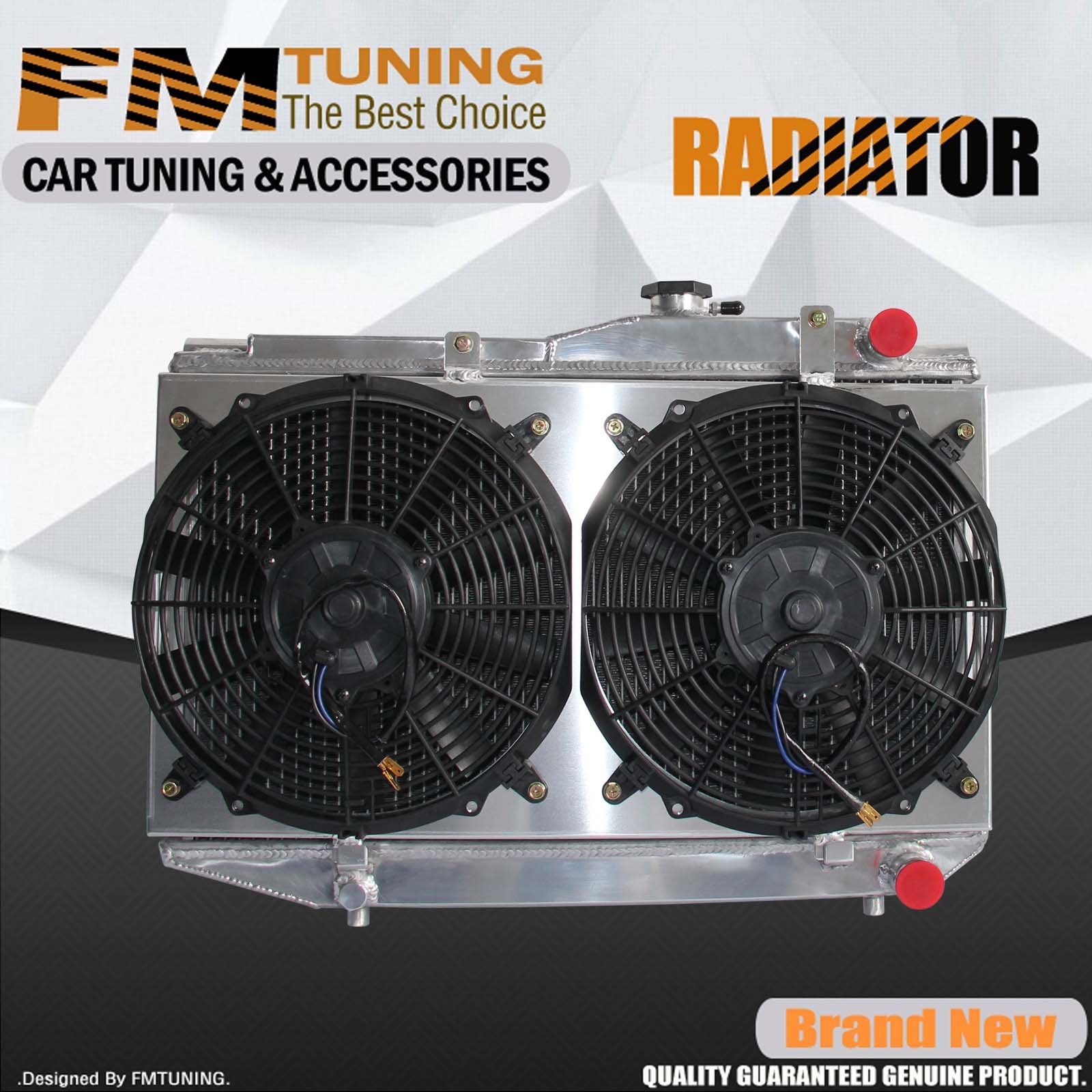 Radiator With Fan Shroud For 1984-1987 Toyota Corolla DLX AE86 1.6L L4 MT