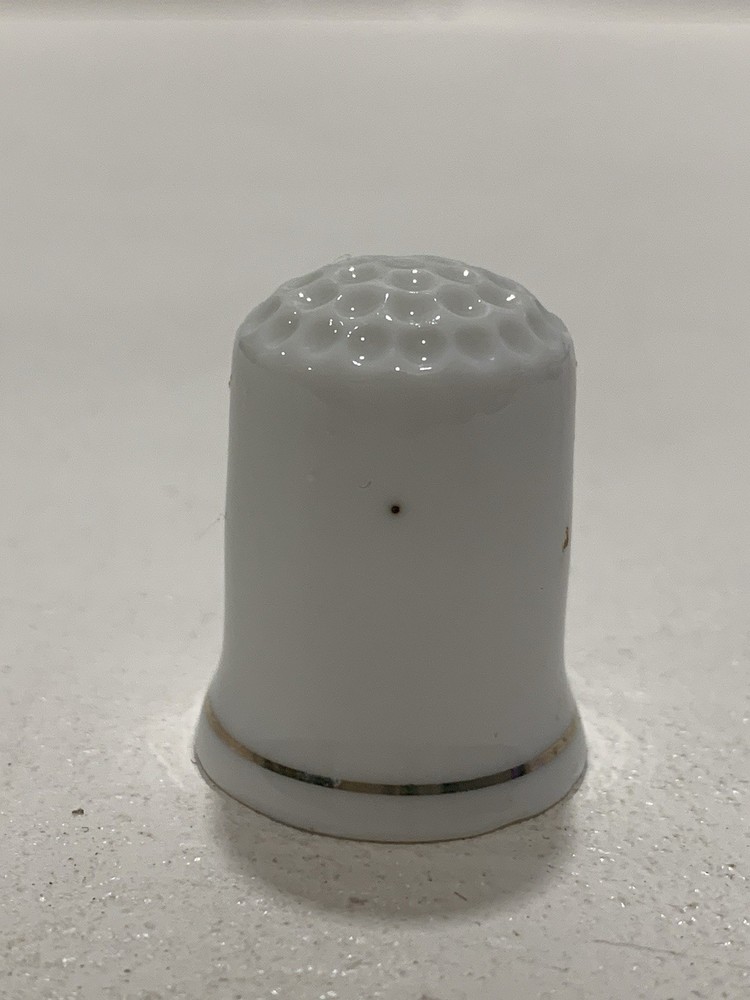 Ivory Thimble White N Blue