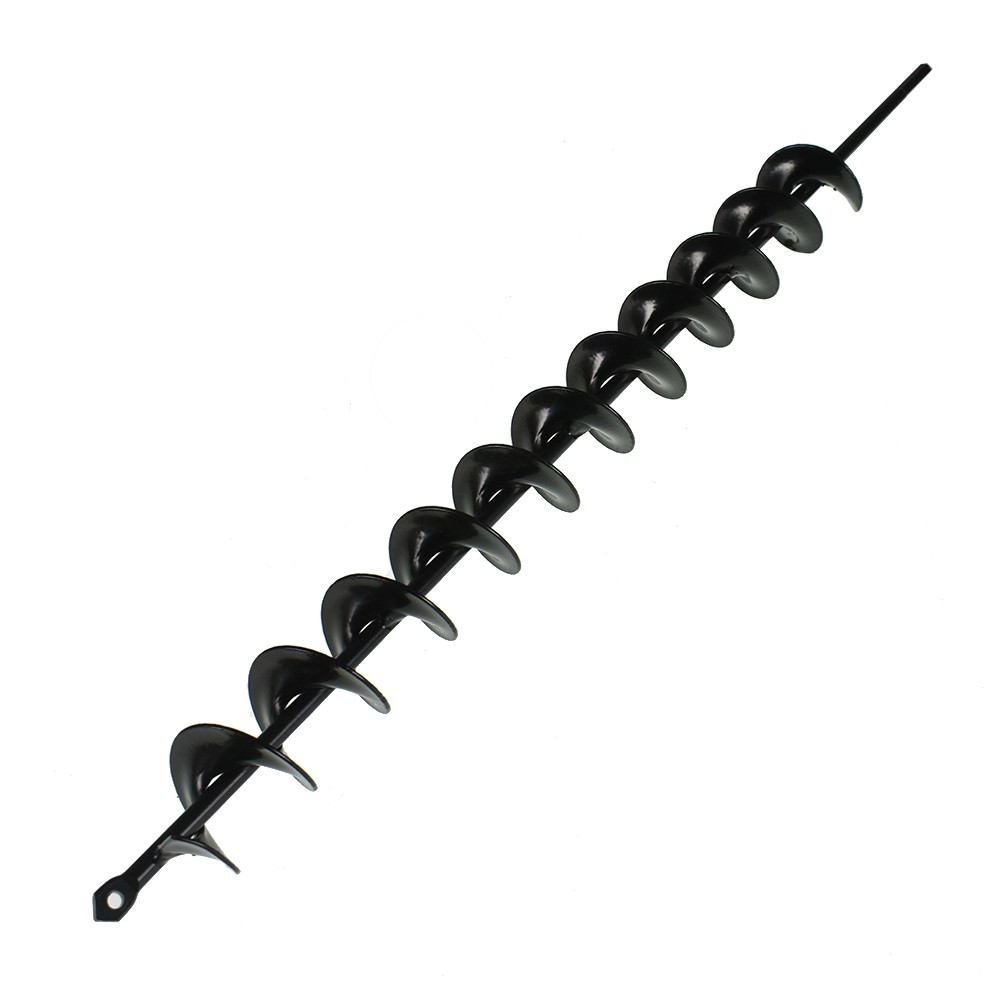 Earth Auger Drill Bit 2 x 24 Black Garden Post Hole Digger