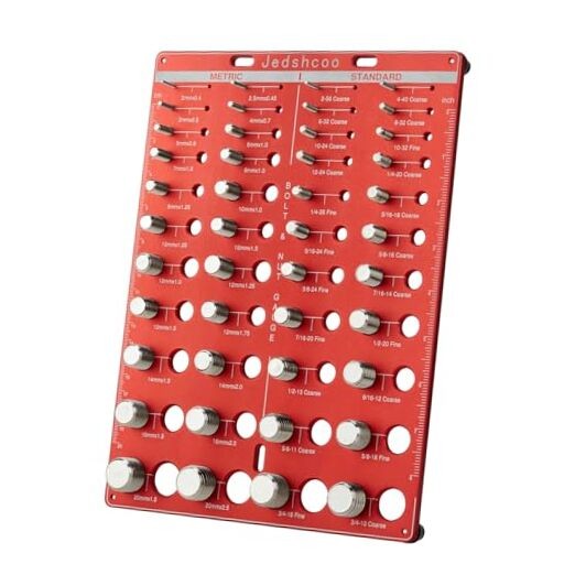Thread Checker with Optimised Spacing, 44 Nut and Bolt Thread Checker, Bolt
