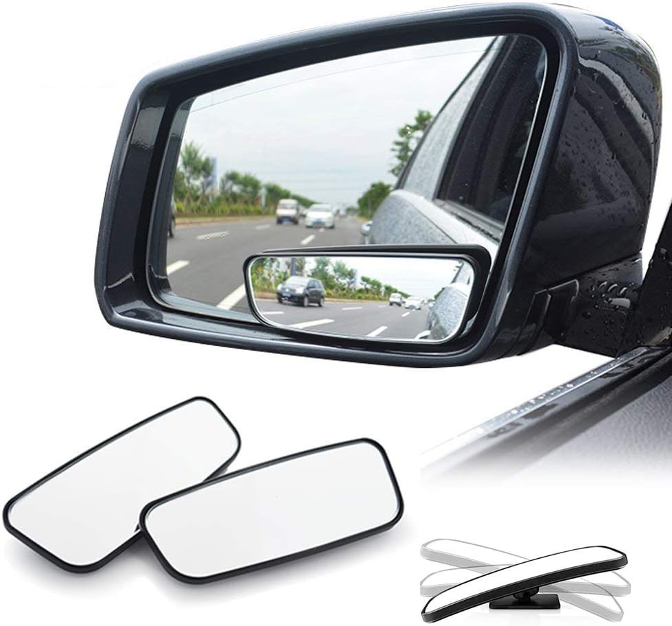 Blind Spot Mirror, Rectangle Adjustable Car Auxiliary Adhesive Rectangle