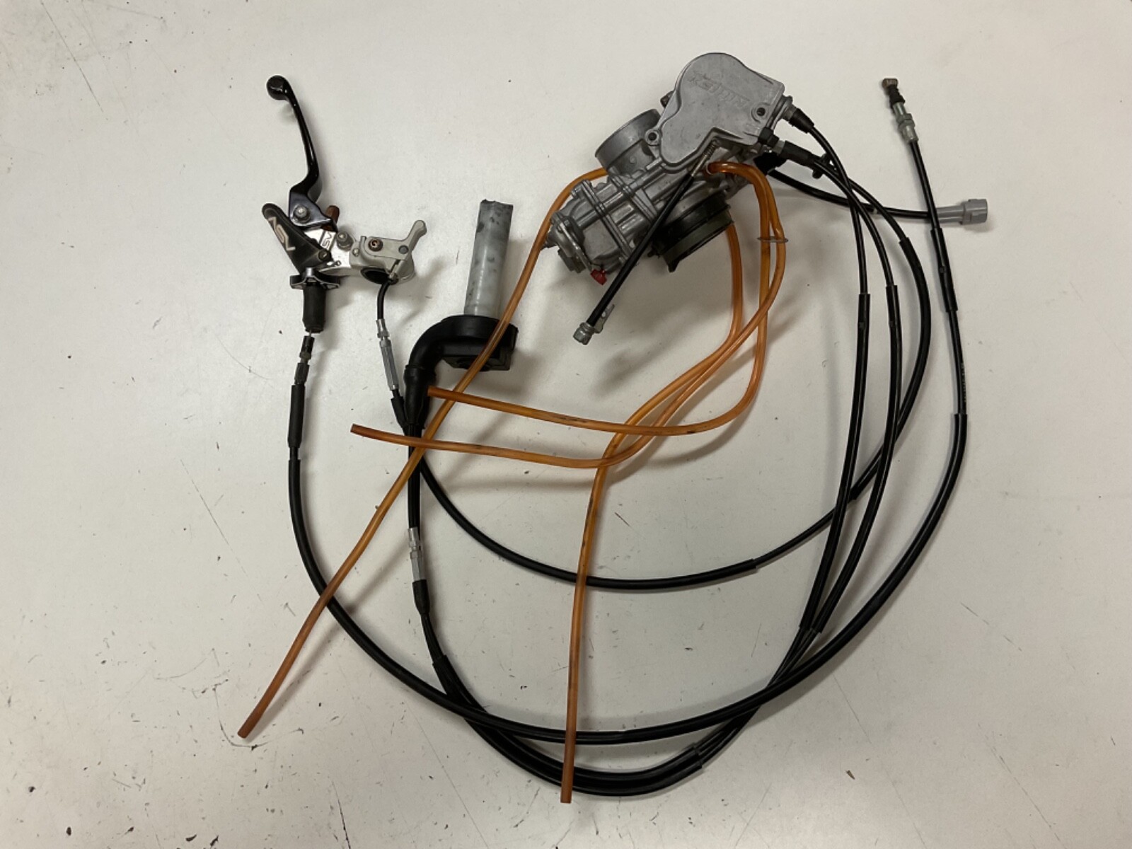 2006 06 YAMAHA WR250F YZ250F OEM Keihin FCR Carburetor & Throttle & ASV Lever