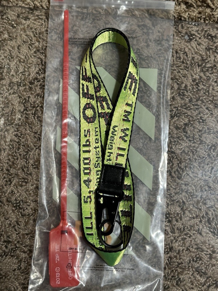 Off White Industrial Keychain Lanyard NEW Assorted Colors