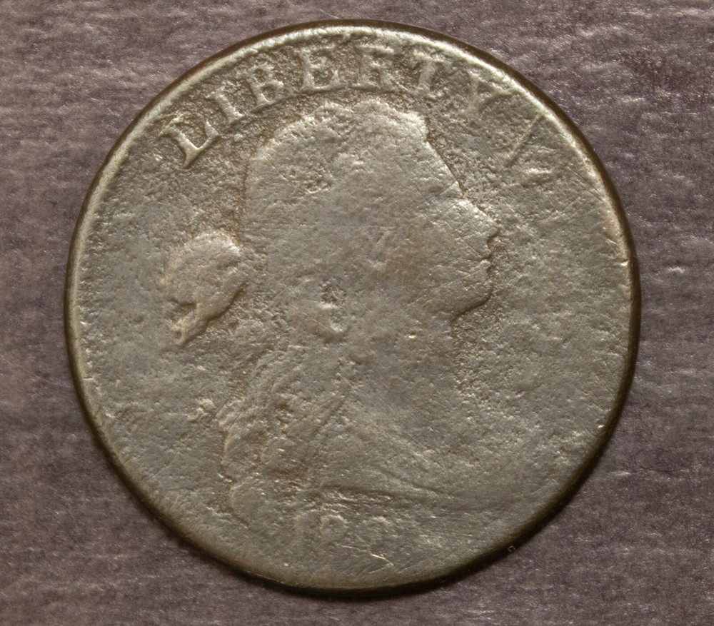 1802 No Stems Draped Bust Large Cent VG   Lot 4034