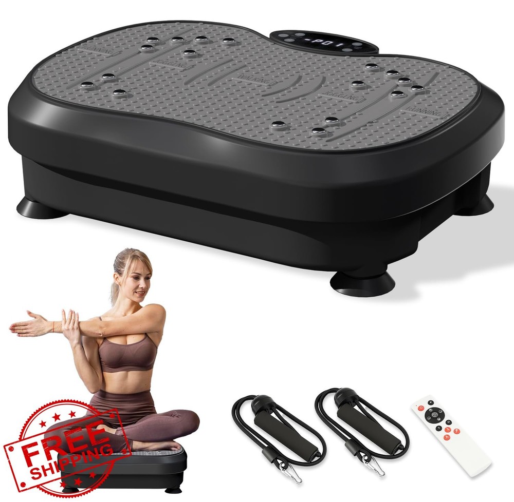 XIHEIMA Vibration Plate Exercise Machine Full Body Workout