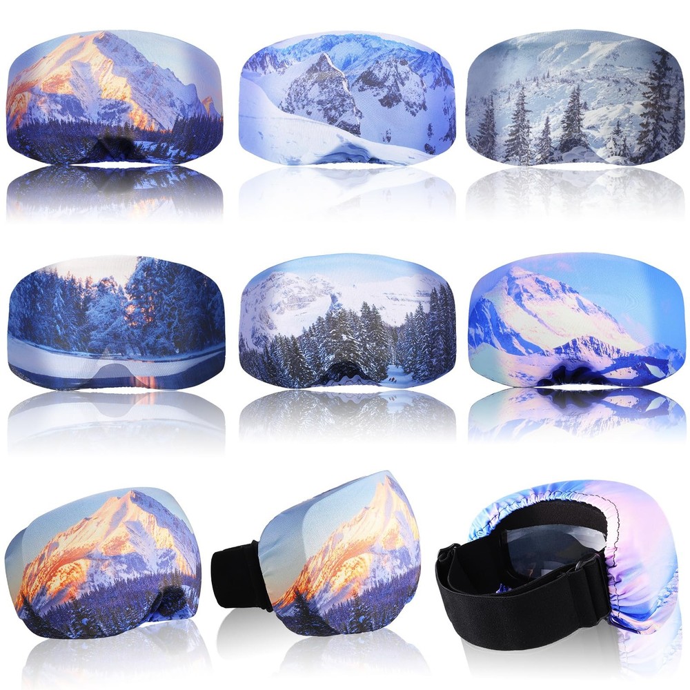 6 Pcs Ski Snowboard Goggle Cover Sleeve, Microfiber Protective...