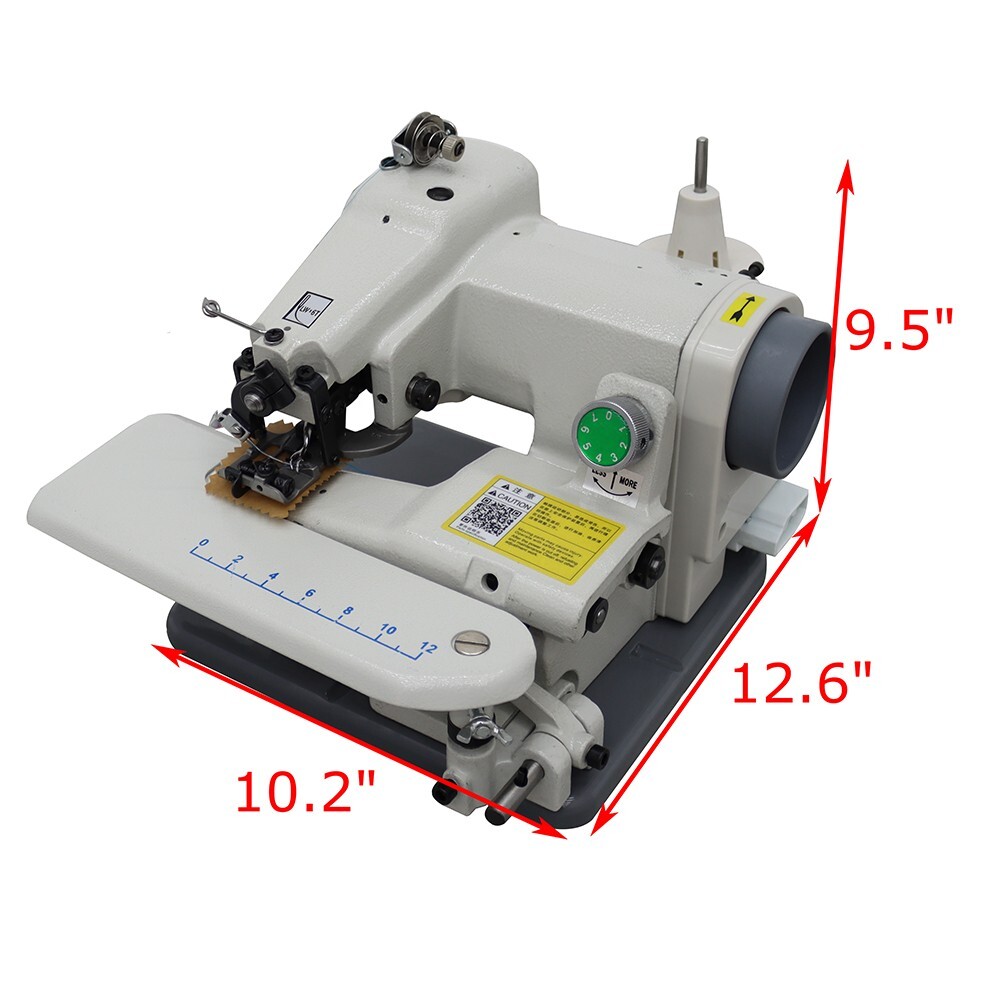 110V Portable Blindstitch Hem Chain Stitch Sewing Processing Machine