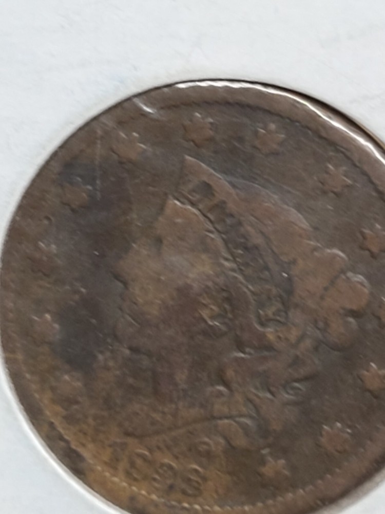 1818 Coronet Head Large Cent Fine Coin